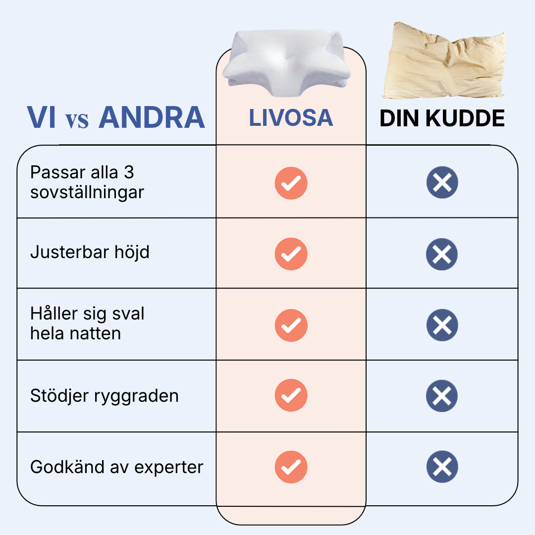 Livosa - Ortopedisk stödkudde 2.0