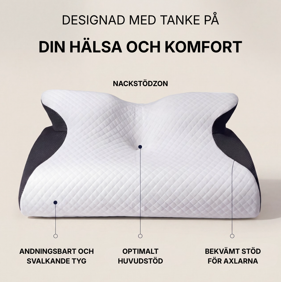 LIVOSA - Ortopedisk stödkudde 2.0